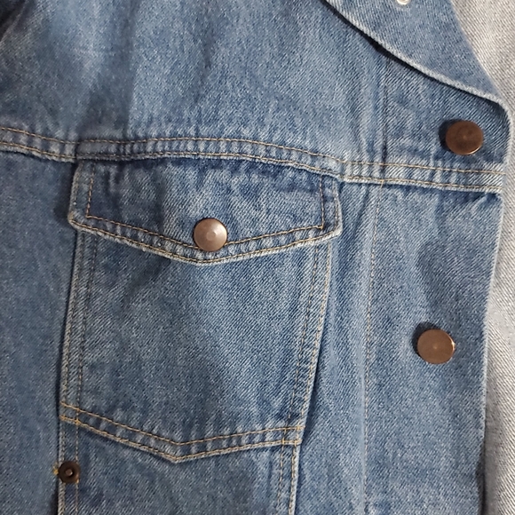 Expressions Button Up Jean Jacket - Picture 7 of 15